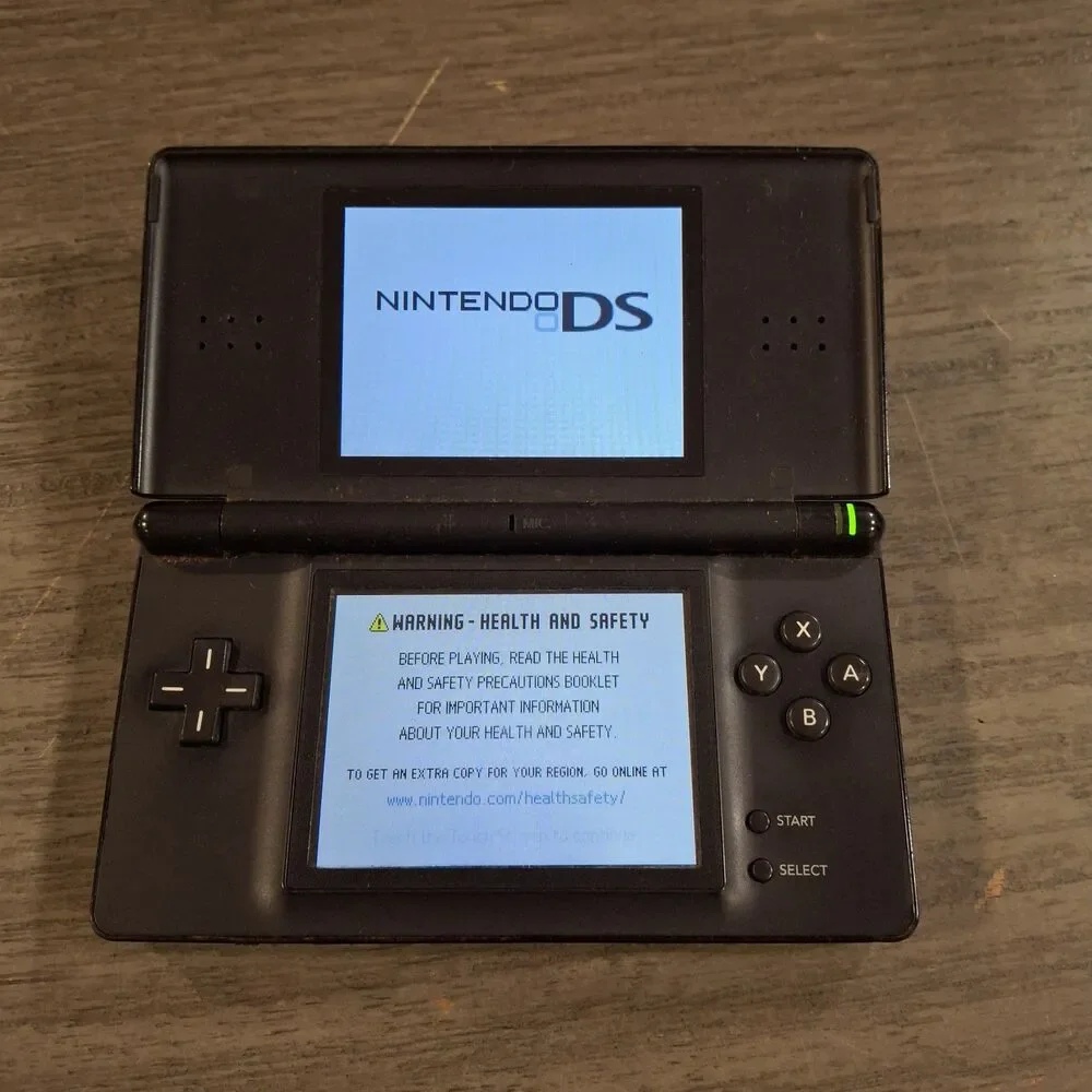 nintendo ds lite console black